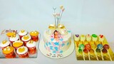 Baby Shower Dessert Table ( 1.5 Kg cake, 10 Cupcakes, 5 Cakecicles & 5 Cake pops)