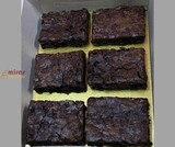 6 pcs Eggless Chocolate Brownie