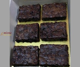 6 pcs Eggless Chocolate Brownie