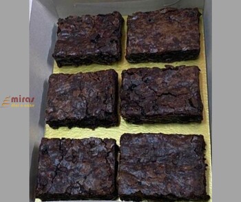 6 pcs Eggless Chocolate Brownie