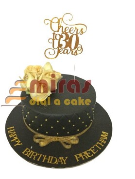 Cheers 30 years Birthday Cake