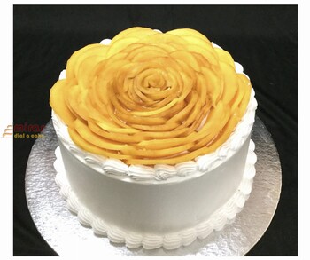 Fresh Cream Mango Cake