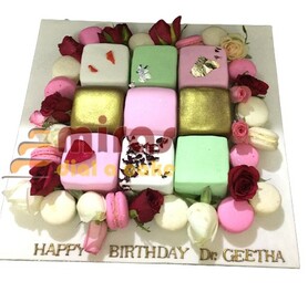 9 flavour Birthday Cake Squares