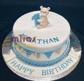 Happy  1st  Birthday Teddy