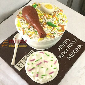 Shahi Biryani Birthday Cake