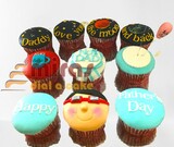 Best Dad Birthday Cupcakes- Set of 10