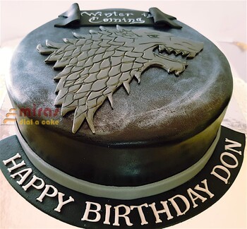 GOT Winter is coming Don Birthday Cake