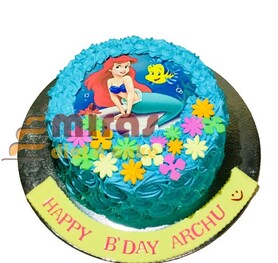 Archu's Mermaid Birthday Cake