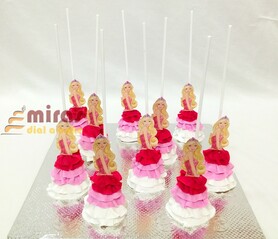 Princess skirt cake Pops 10 pieces