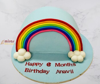 Rainbow Birthday Cake