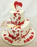 My Heart Valentine  Cake