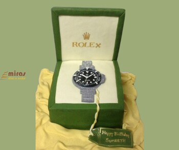 Birthday Cake Rolex Watch theme
