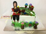 Gardening theme Birthday Cake