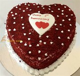 Hearts Anniversary Cake