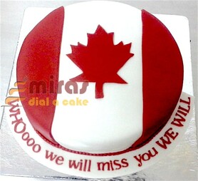 Canada Theme Cake 1 kg