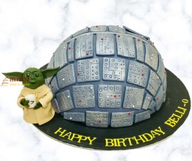 Star Wars Yoda Birthday Cake