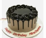 Chocolate Drip Birthday Cake
