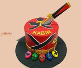 7th Power Ranger Birthday Cake