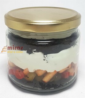 Chocolate & Fruit Cake Jar - 2 Jars