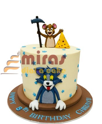 Chirayu's Tom and Jerry Birthday Cake