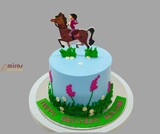 Horse Rider Birthday Cake