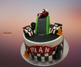 Rian's Race Track Birthday Cake