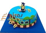 Keyan's Sonic Birthday Cake