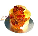 Anniversary Cake - Apple Candy Cream Cake