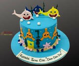 Shark A -Doo -Doo Birthday Cake