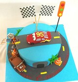 Route 66 Birthday Cake