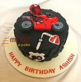 Ashish's 2D bike cake