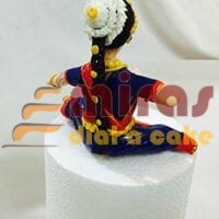 Chachi's Bharatnatyam Birthday cake