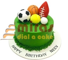 Balls and Balls Birthday Cake