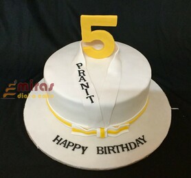 5th birthday Karate cake
