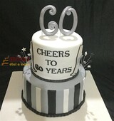Cheers to 60 Years Cake 2 kg