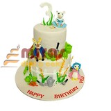 Happy 3rd Birthday Cute Rabbits