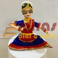 Chachi's Bharatnatyam Birthday cake