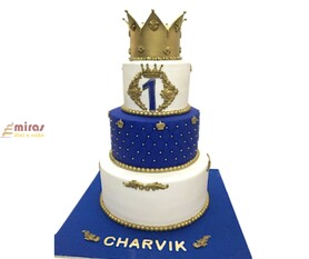 Prince Charvik Birthday Cake
