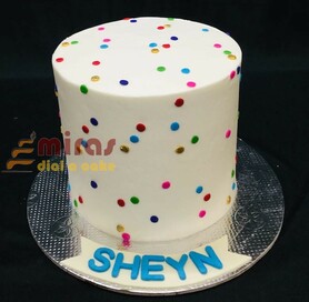 Plain  and Simple Buttercream  Birthday Cake