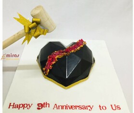 Heart Shaped Pinata Cake