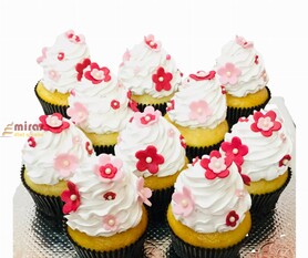 Flowers theme cupcakes (set of 10)