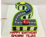 Road Number 2 Birthday Cake