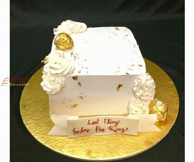 Smart & Simple Bachelorette Cake