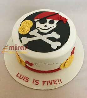 Pirate theme Birthday cake