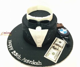 Gentleman Birthday Cake