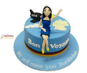Bon Voyage Friend Cake