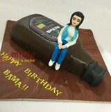 Girl's  Bottle Birthday Cake