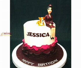 Airhostess Birthday Cake