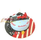 Abhi's Birthday Racing Car Cake