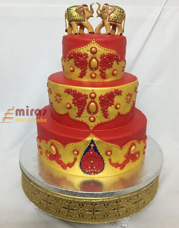 Cake Stand - Golden Cake Stand